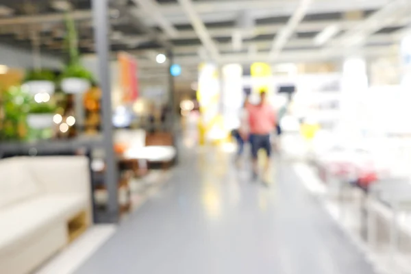 Abstrato Pessoas Desfocadas Compras Supermercado Moderno Loja Fundo Negócios — Fotografia de Stock