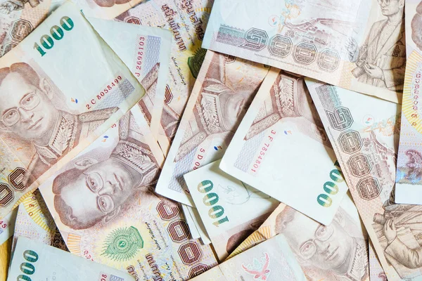 Taustaa Thai 1000 Kylpy Arvo Liiketoimintakonsepti Vanhanaikainen Rahaa Muistiinpano — kuvapankkivalokuva