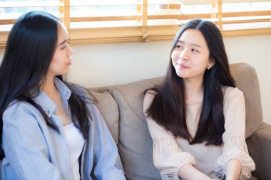 Kadınlar kanepede birlikte konuşuyor pencerenin ışığı, iş kadınları...