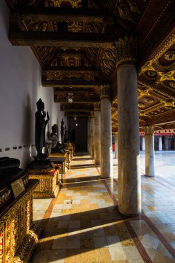 Güzel Tayland MArble Budist Tapınağı Wat Benjamaborphit, Tayland Bangkok Tapınağı