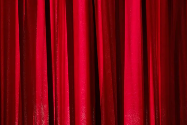 Czerwony Luksus Puste Zasłony Wewnątrz Pokój Abstrakcyjne Tło — Zdjęcie stockowe