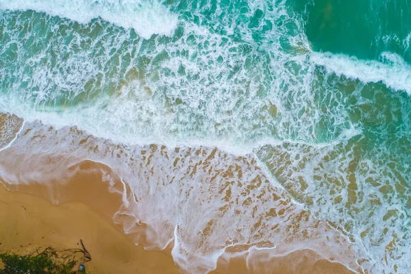 Вид Воздуха Океан Волна Пляж Красивый Пейзаж Путешествия Отдых — стоковое фото