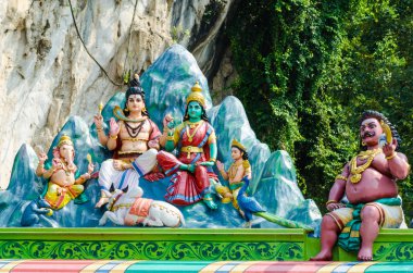 kuala lumpur içinde Hindu Tapınağı'nda batu mağaraları