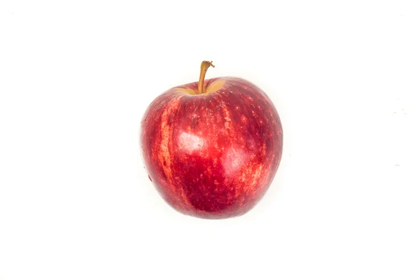 分離された赤いリンゴのクローズ アップ — ストック写真