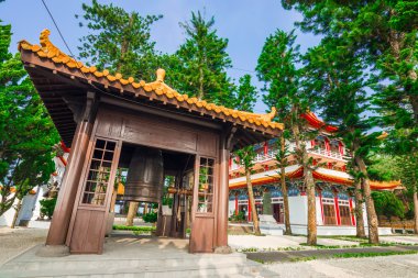 Wen Wu (Wenwu) Temple güneş ay Gölü Tayvan mimarisini