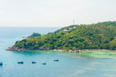 Koh Tao Adası'nda güzel bakış açısı