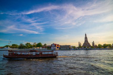 Wat Arun antik pagoda Şafak Şafak Tapınağı Şafak Şafağı Şafak Şafağı Şafak Şafak Şelalesi Chao the Nehri Tayland