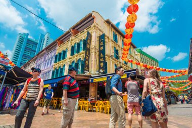Singapur'un Chinatown Çin nüfusu