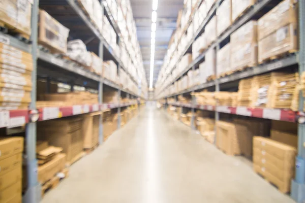 Blurred warehouse or storehouse shopping Home decor — Stock Photo, Image