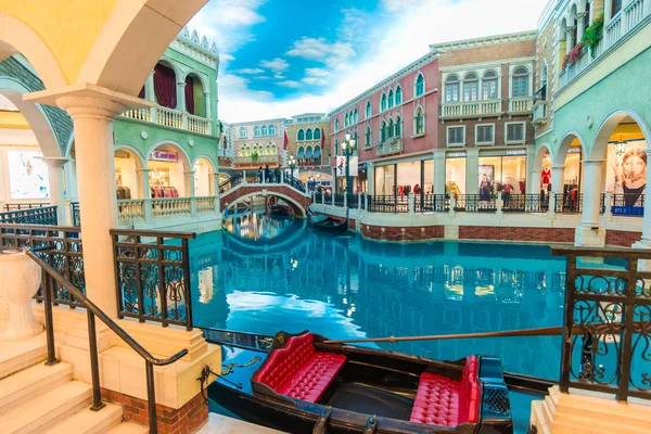 Centro commerciale Venetian Macao Resort Hotel — Foto Stock
