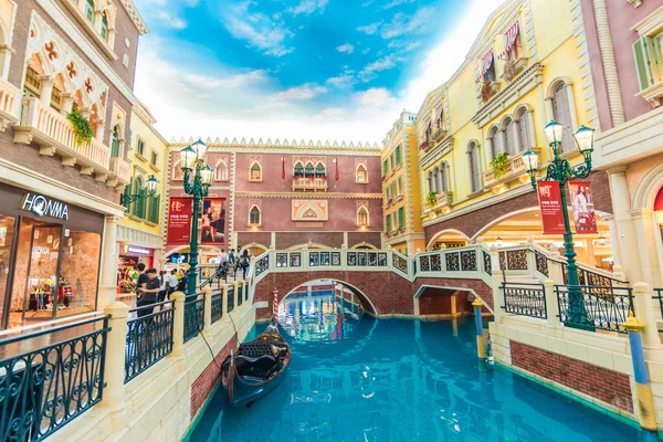 Centro commerciale Venetian Macao Resort Hotel — Foto Stock