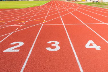 Numaralandırma Atletizm Stadyumu.