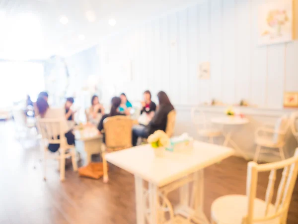 Blurred background of coffee shop — Stock Photo, Image