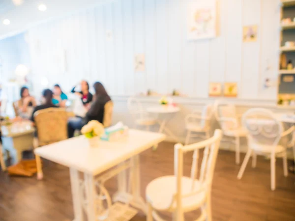 Sofa in coffeeshop Blurred achtergrond — Stockfoto