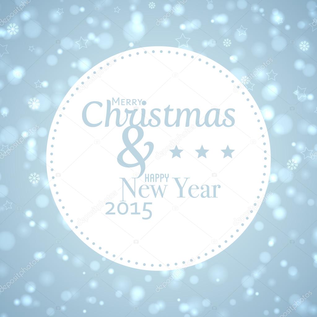 Marry Christmas And Happy New Year vector background