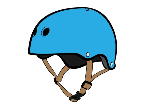 Векторный шлем для велосипеда, скейтборда — стоковый вектор