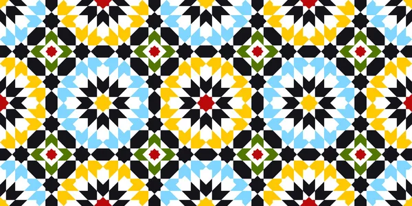 Марокканский узор. Мозаика — стоковый вектор