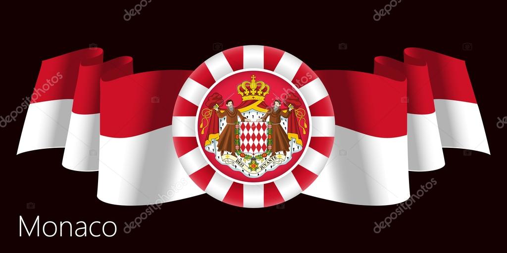 Flag Of Monaco Vector Image By C Simeon Vd Vector Stock Flag Of Monaco Vector Image By C Simeon Vd Vector Stock