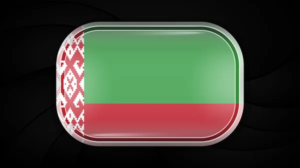 Belarus. Vector Flag Button Series — Stock Vector