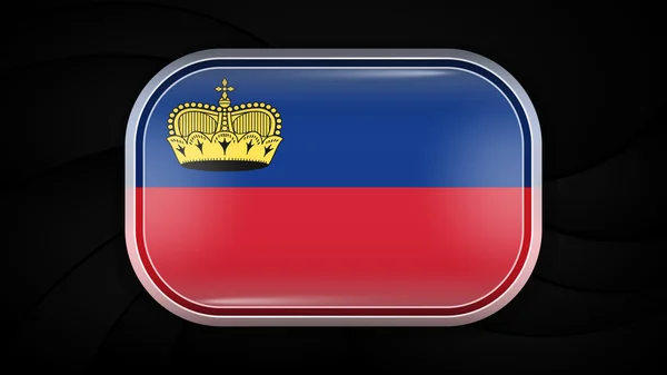 Liechtenstein. Série de boutons de drapeau vectoriel — Image vectorielle