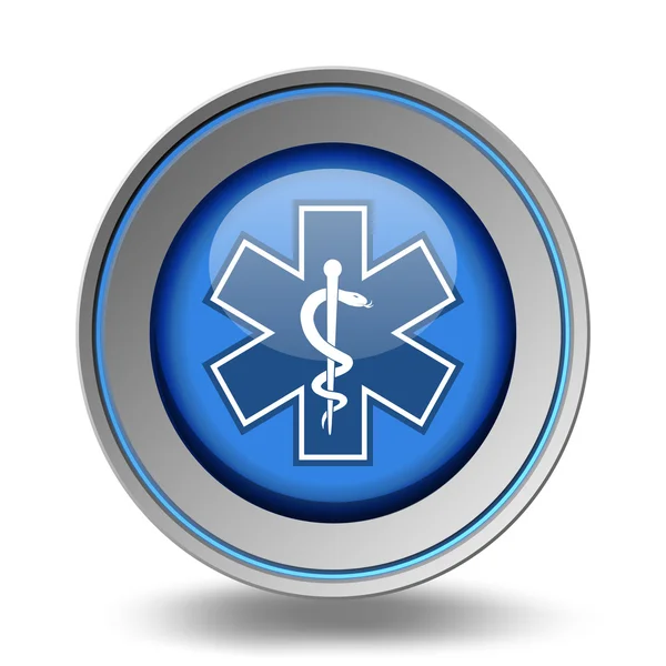 Medical Symbol. Emergency Icons Cyan Set — Stock Vector