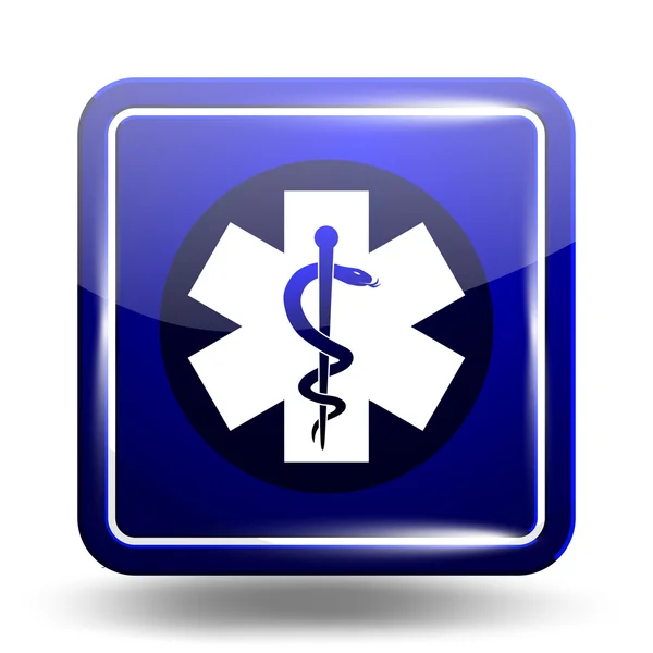 Medical Icon. Emergency Symbol. Blue Set — Stock Vector