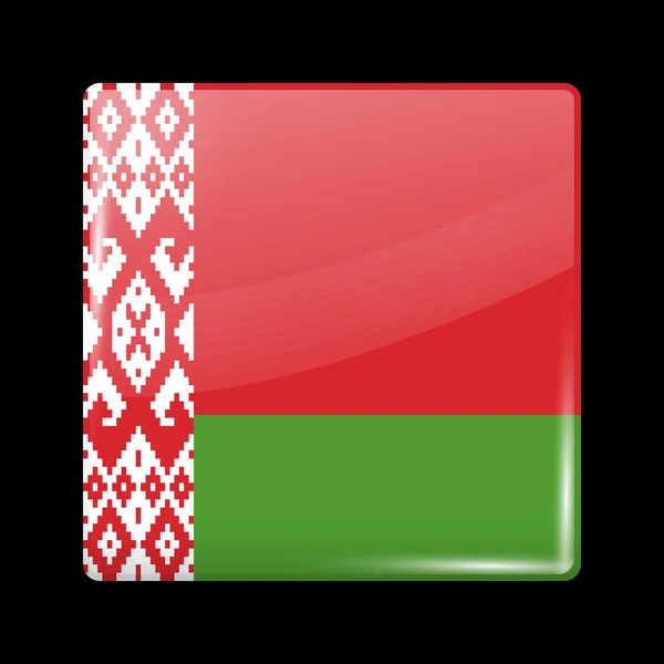 Flag of Belarus. Glossy Icons — Stock Vector