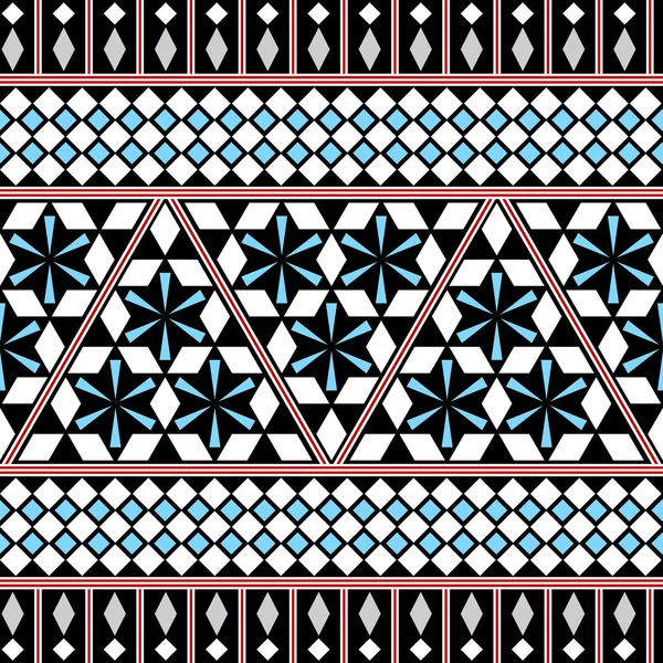 Tribal Seamless mönster. Etniska vektor bakgrund — Stock vektor