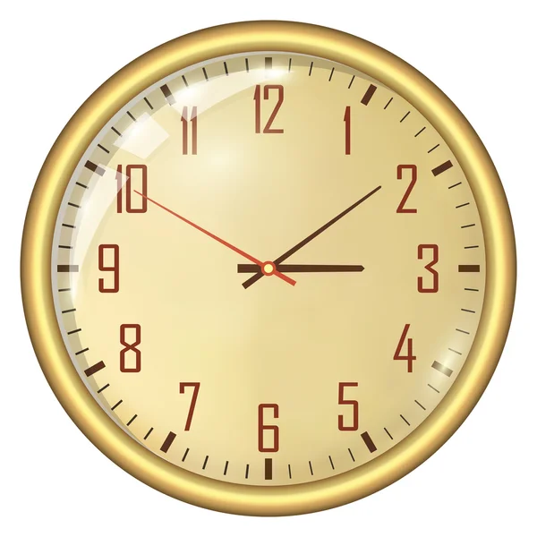 Analog Clock — Stock Vector