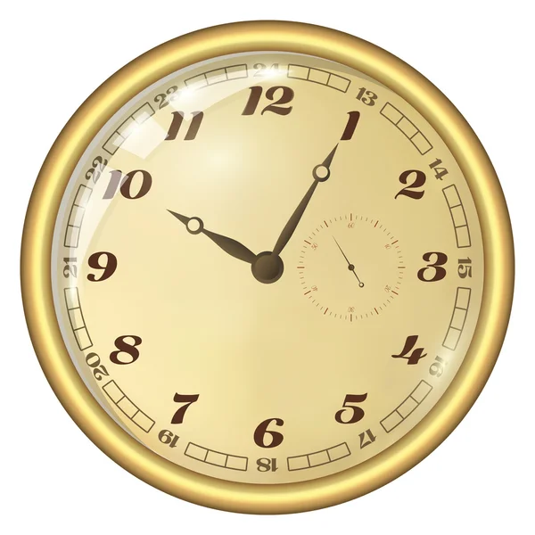 Analog Clock — Stock Vector