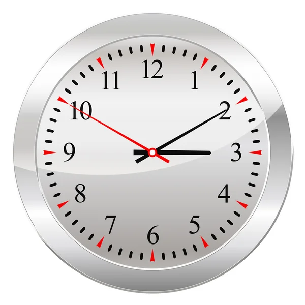 Beyaz bir arka plan üzerinde izole analog saat