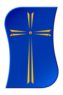 Logo for Church. Cross Logo. Symbol of Christianity clipart