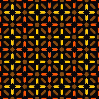 Kabile Seamless modeli. Etnik vektör arka plan