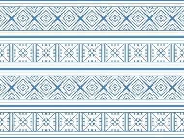 Kabile Seamless modeli. Etnik vektör arka plan