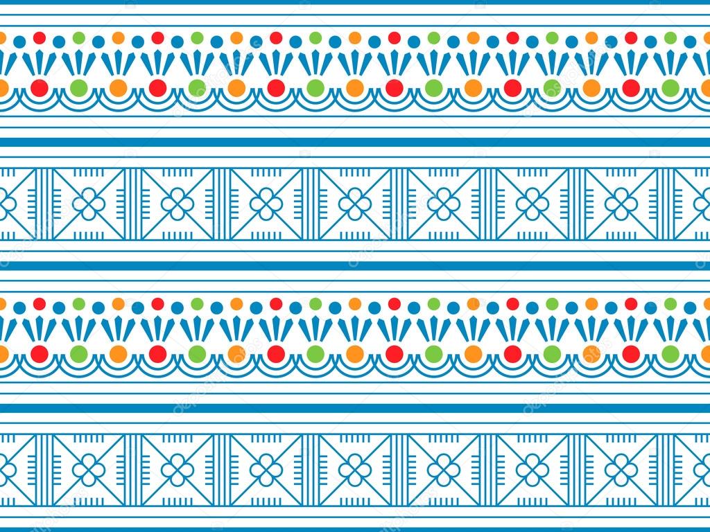 Tribal Seamless Pattern. Ethnic Vector Background