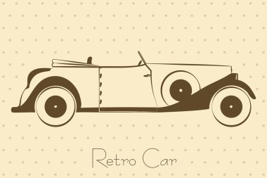 Retro araba antika arka plan