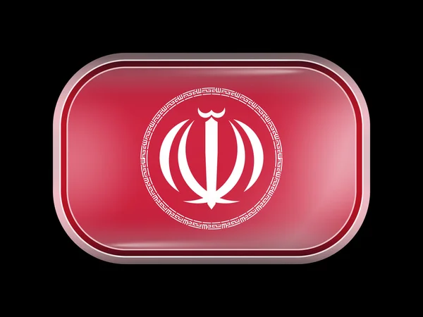 Iran Variant Emblems. Rectangular Shape with Rounded Corners — Wektor stockowy