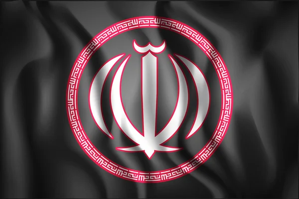 Iranische Variante Embleme. Ikone rechteckiger Form — Stockvektor