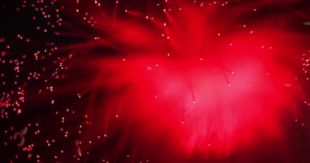 Spargendo Fuochi Artificio Festivi Una Lampada Colori Lucente Una Lampada — Video Stock