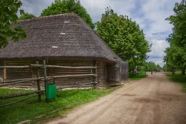 Архитектура белорусского села XIX века. — стоковое фото