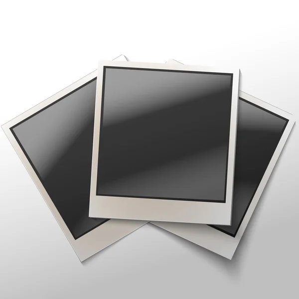 Λαμπερό polaroid πλαίσια — Διανυσματικό Αρχείο