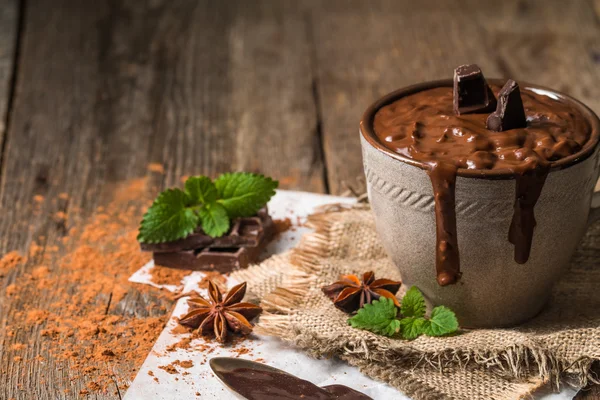 Tazza di cioccolata calda — Foto Stock