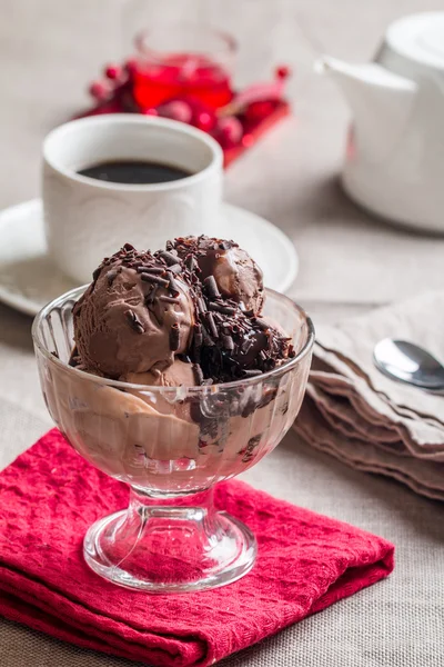 Gelato al cioccolato — Foto Stock