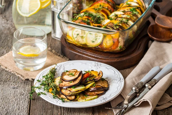 Famous French dish from Provence - Vegetable Ratatouille — Stock Photo, Image