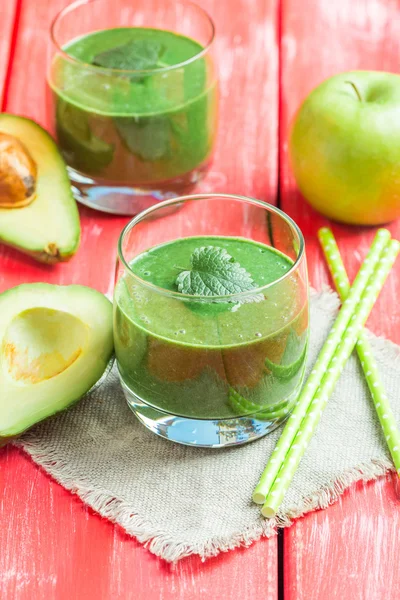 Smoothie de abacate fresco — Fotografia de Stock