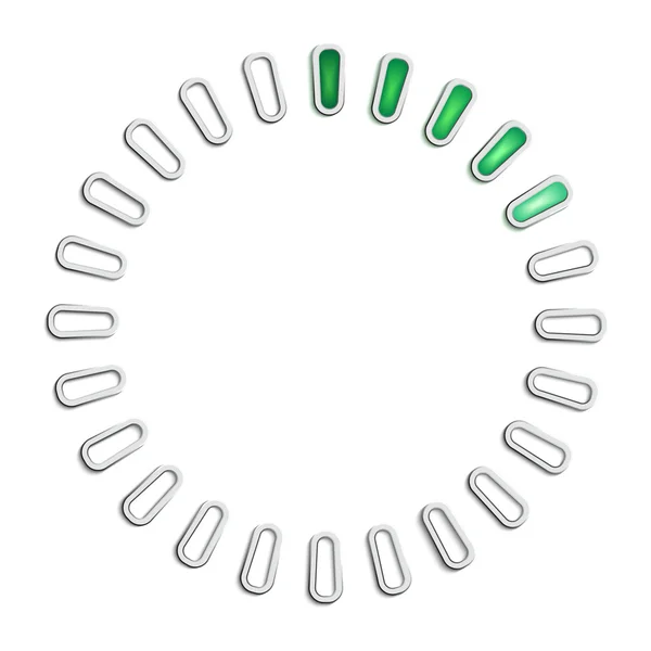 Panneau de chargement circulaire . — Image vectorielle