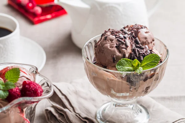 Gelato al cioccolato — Foto Stock