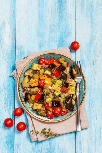 Ratatouille vegetal en un plato — Foto de Stock