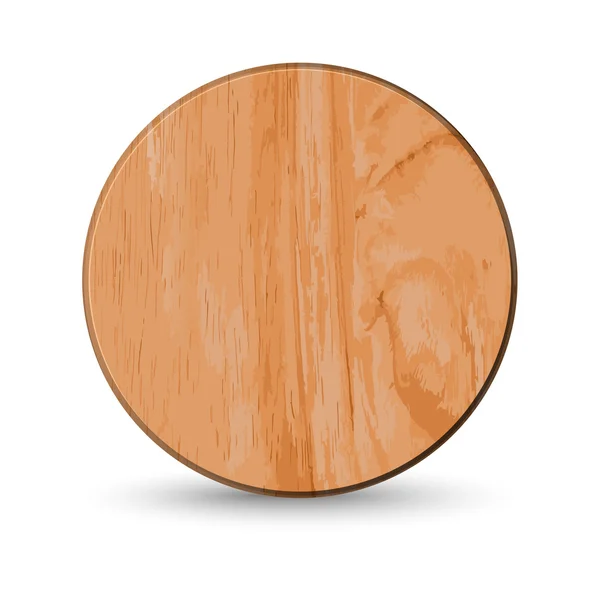 Realistische houten snijplank, — Stockvector