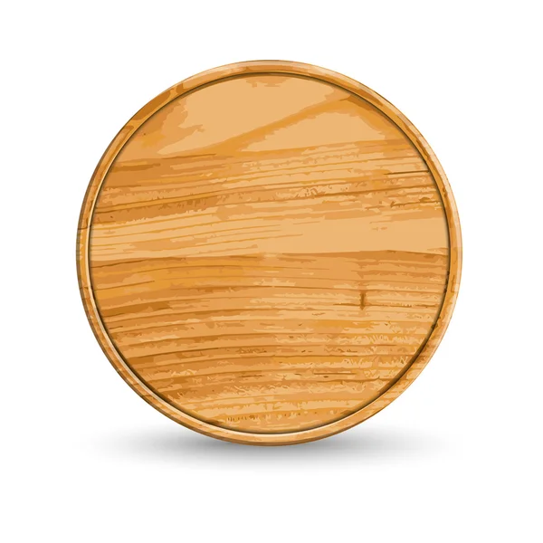 Realistische houten snijplank, — Stockvector